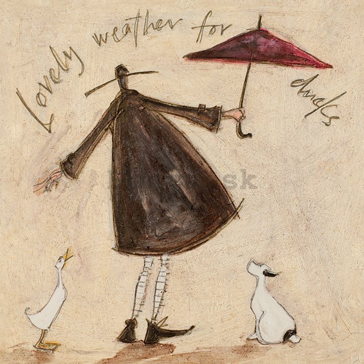 Obraz na plátne - Sam Toft, Lovely Weather for Ducks