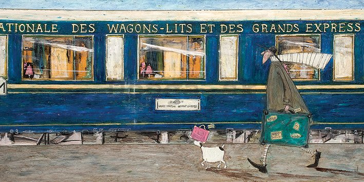 Obraz na plátne - Sam Toft, Orient Express Ou La La