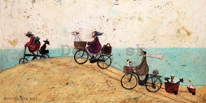 Obraz na plátne - Sam Toft, Electric Bike Ride