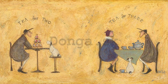 Obraz na plátne - Sam Toft, Tea For Two Tea For Three
