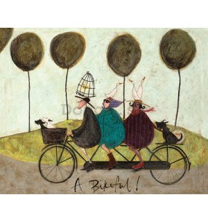 Obraz na plátne - Sam Toft, A Bikeful!