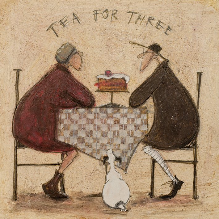Obraz na plátne - Sam Toft, Tea For Three 2