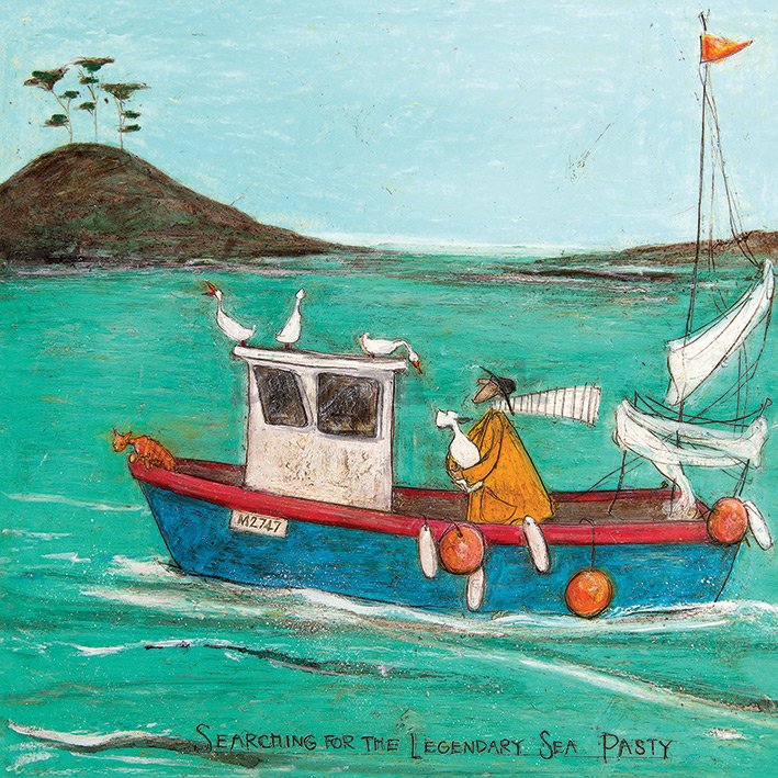 Obraz na plátne - Sam Toft, Searching For the Legendary Sea Pasty