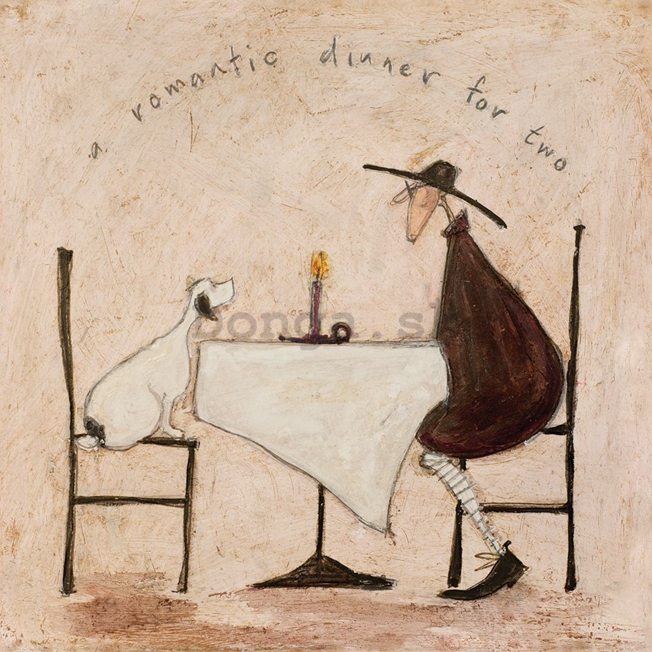 Obraz na plátne - Sam Toft, A Romantic Dinner For Two