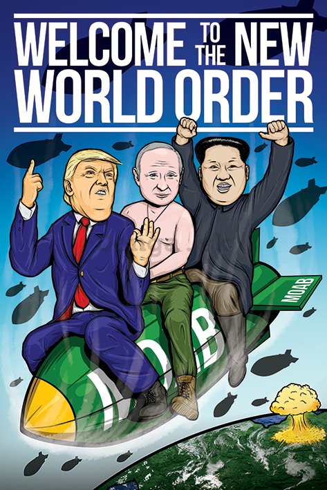 Plagát - Welcome to the New World Order