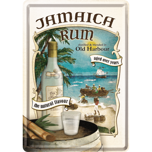 Plechová pohľadnice - Jamaica Rum