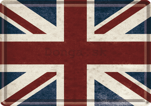 Plechová pohľadnice - UK vlajka