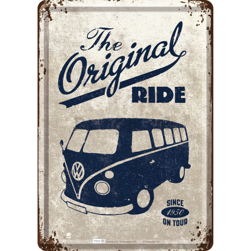 Plechová pohľadnice - VW Bulli (The Original Ride)