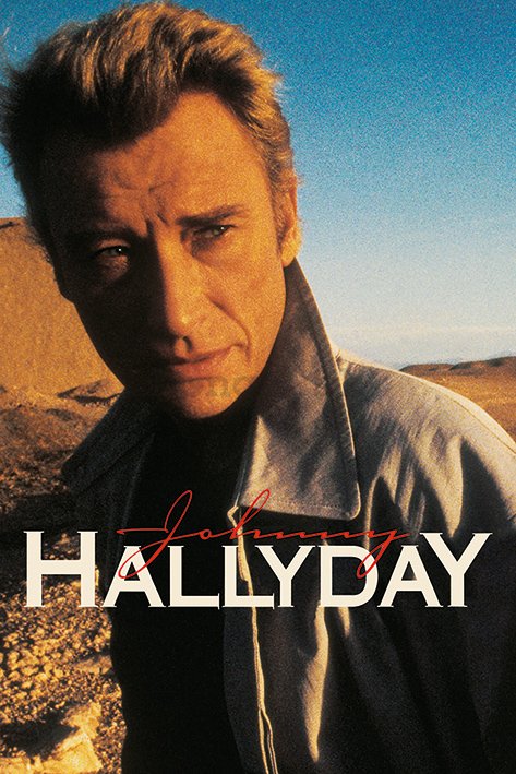Plagát - Johnny Hallyday (Desert)