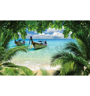 Fototapeta vliesová: Hawaii pláž - 184x254 cm