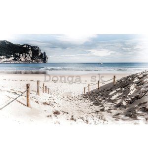 Fototapeta vliesová: Piesková pláž - 254x368 cm