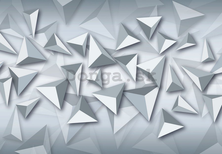 Fototapeta: 3D trojuholník - 184x254 cm