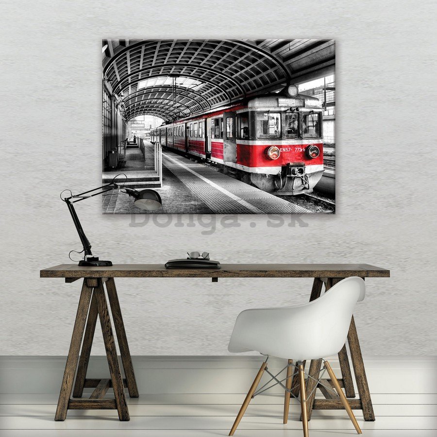 Obraz na plátne: Staré metro (farebné) - 75x100 cm