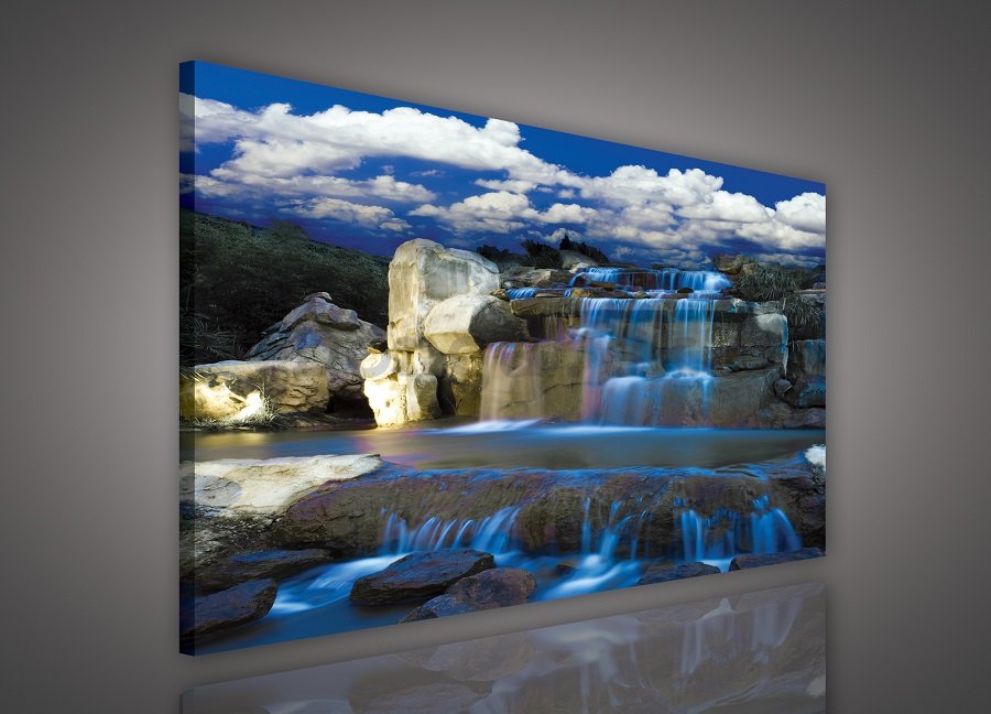 Obraz na plátne: Vodopád (2) - 75x100 cm