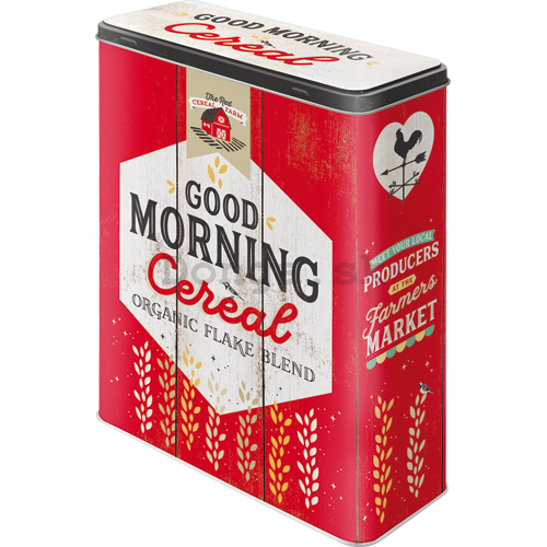 Plechová dóza XL - Good Morning Cereal