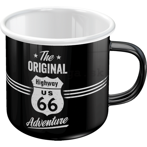 Plechový hrnček - The Original Route 66 Adventure