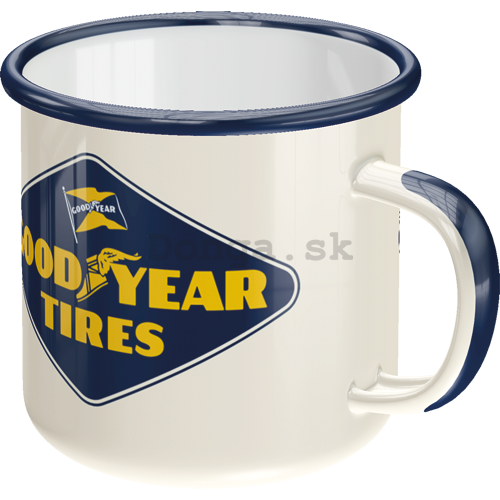 Plechový hrnček - Good Year Tires