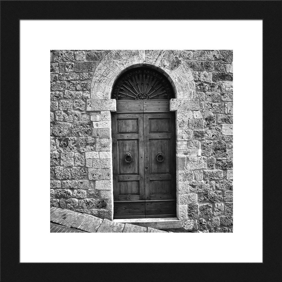 Rámovaný obraz - Vchodové dvere (1)