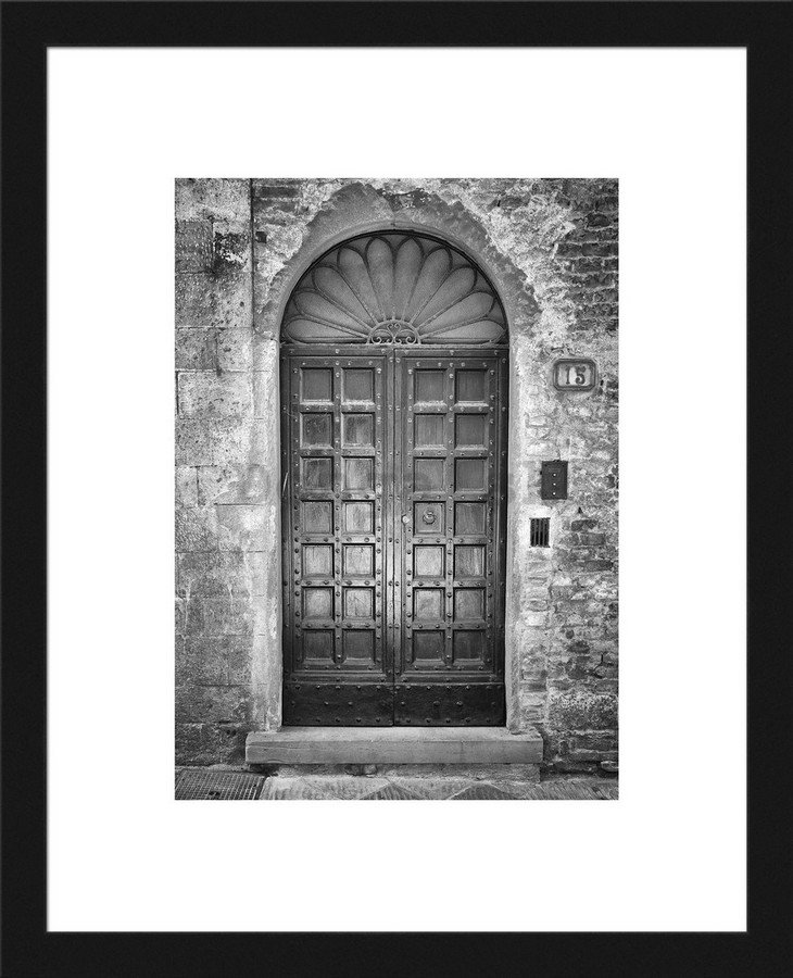 Rámovaný obraz - Vchodové dvere (2)