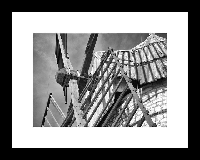 Rámovaný obraz - Veterný mlyn
