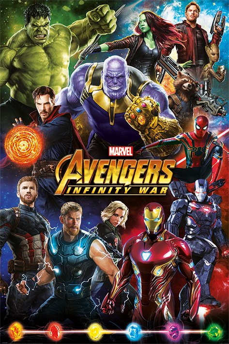Plagát - Avengers Infinity War (Characters)