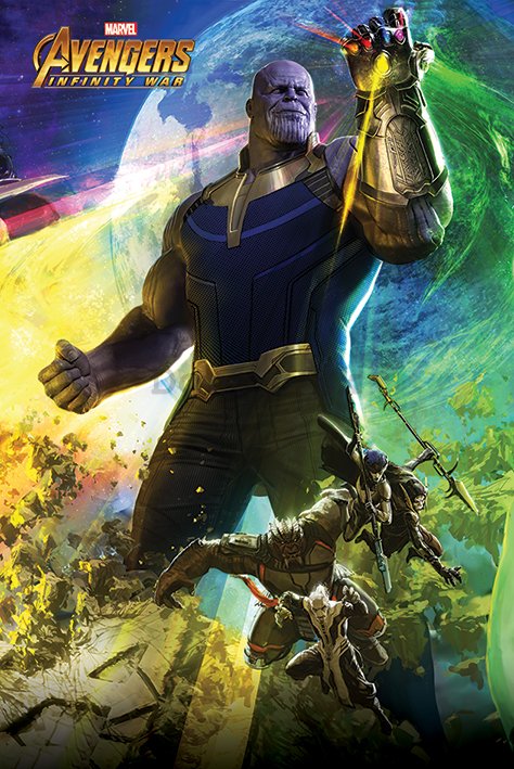 Plagát - Avengers Infinity War (Thanos)