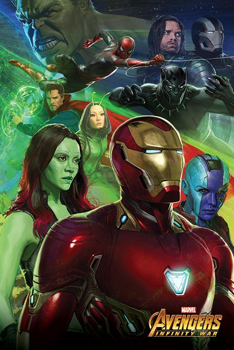 Plagát - Avengers Infinity War (Iron Man)