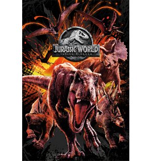 Plagát - Jurassic World Fallen Kingdom (Montage)