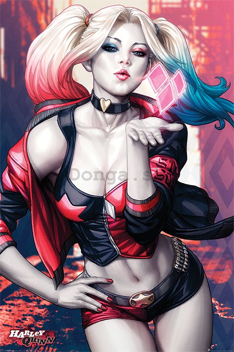 Plagát - Batman (Harley Quinn Kiss)