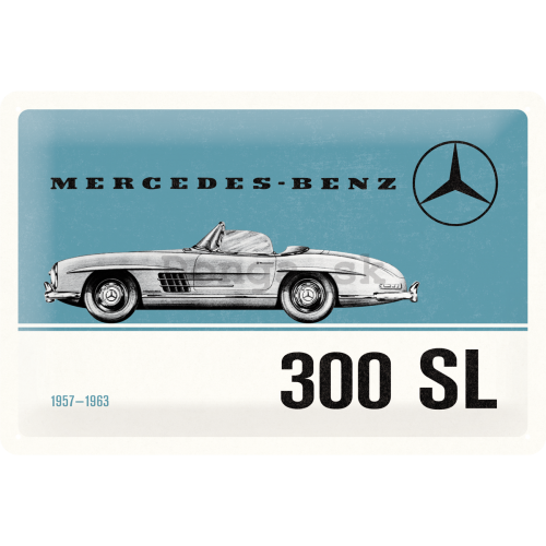 Plechová ceduľa: Mercedes-Benz 300 SL - 30x20 cm