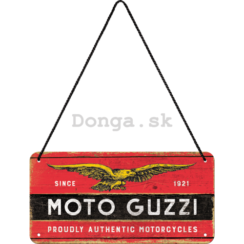 Závesná ceduľa: Moto Guzzi - 10x20 cm
