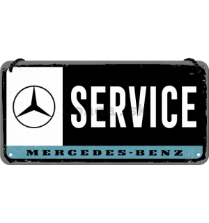 Závesná ceduľa: Mercedes-Benz Service - 10x20 cm