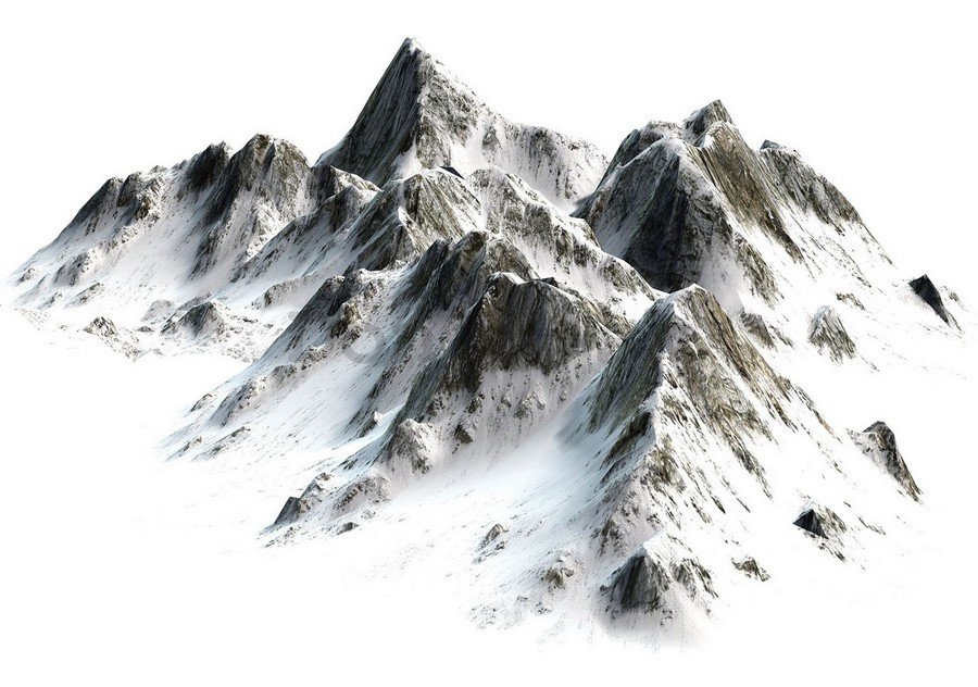 Fototapeta vliesová: Zasnežené hory - 184x254 cm
