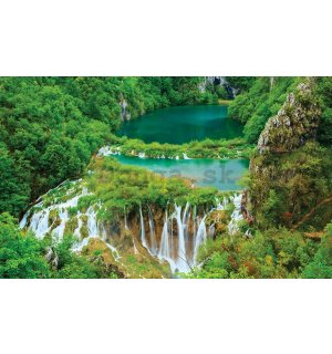Fototapeta vliesová: Vodopády (3) - 184x254 cm
