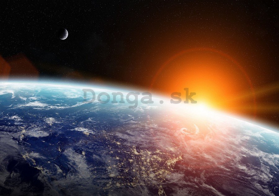 Fototapeta vliesová: Planéta Zem - 254x368 cm