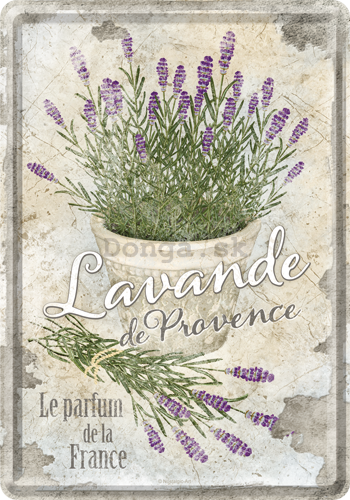 Plechová pohľadnice - Lavande de Provance