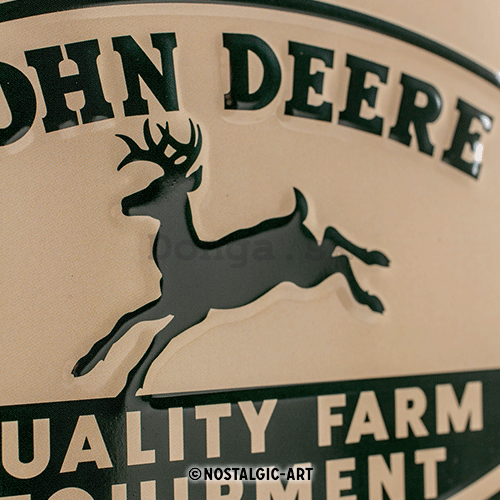 Plechová ceduľa – John Deere Only Used Here