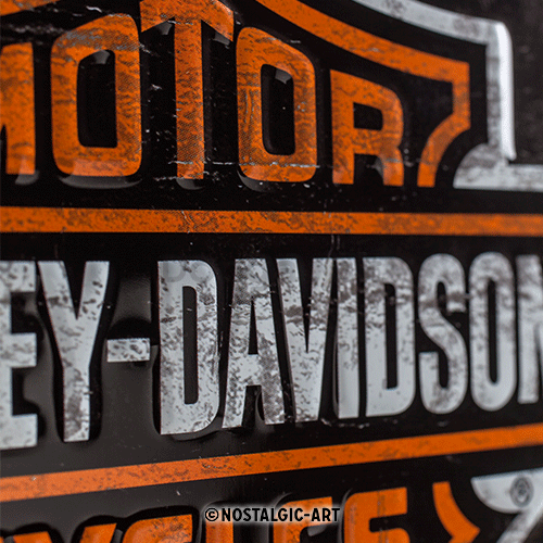 Plechová ceduľa: Harley-Davidson Parking Only - 30x20 cm