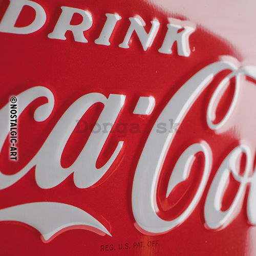 Plechová ceduľa - Coca-Cola (Servírka)