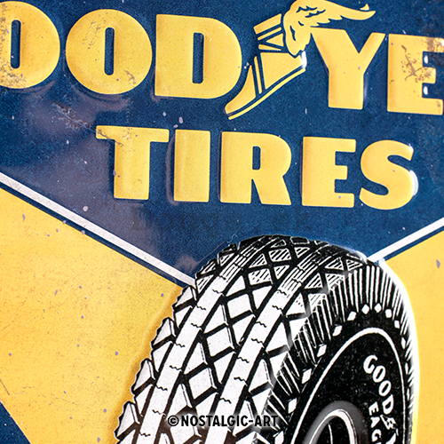 Plechová ceduľa: Good Year Tires  - 30x20 cm
