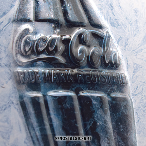 Plechová ceduľa: Coca-Cola Ice Cold - 30x20 cm