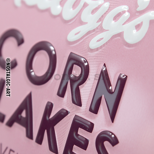 Plechová ceduľa: Kellog's Corn Flakes (Pop Art) - 30x40 cm