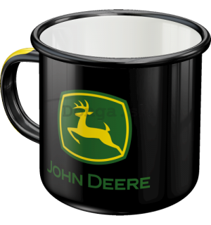 Plechový hrnček - John Deere (Logo)