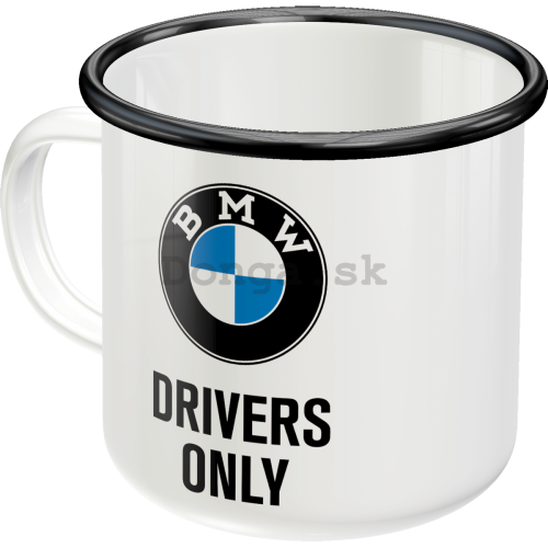 Plechový hrnček - BMW Drivers Only