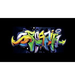 Obraz na plátne: Graffiti (4) - 145x45 cm