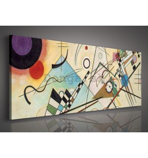 Obraz na plátne: Composition 8, Vasilij Kandinskij - 145x45 cm