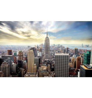 Fototapeta vliesová: Pohľad na Manhattan - 184x254 cm