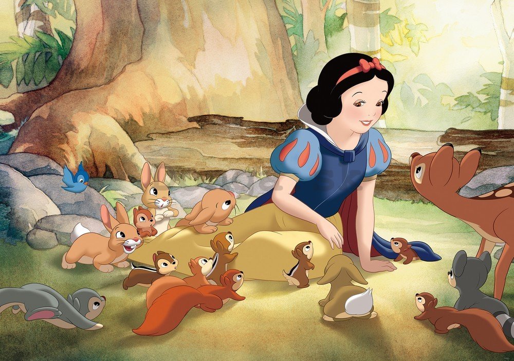 Fototapeta: Snehulienka a sedem trpaslíkov (Snow White) - 104x152,5 cm