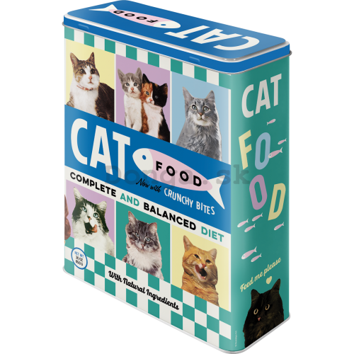 Plechová dóza XL - Cat Food (2)