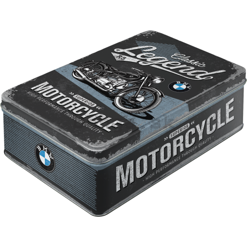 Plechová dóza plochá - BMW Motorcycle (Classic Legend)